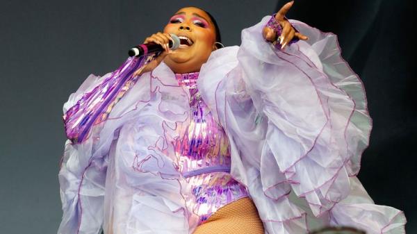 Mandatory Credit: Photo by James McCauley/Shutterstock (10324527ac).Lizzo.Glasto<em></em>nbury Festival, UK - 29 Jun 2019