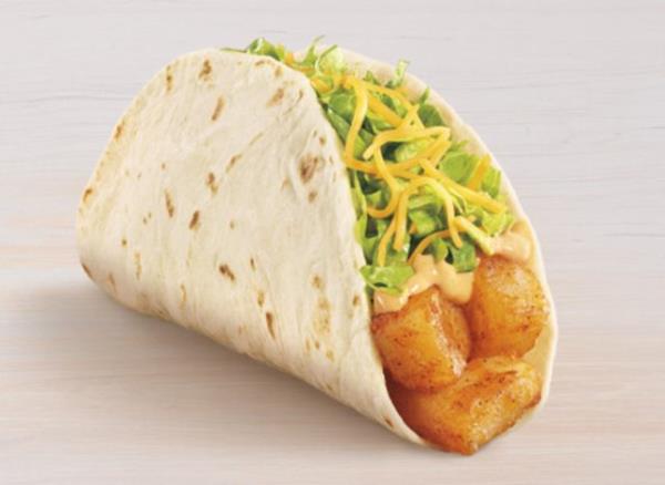 Taco Bell Spicy Potato Soft Taco