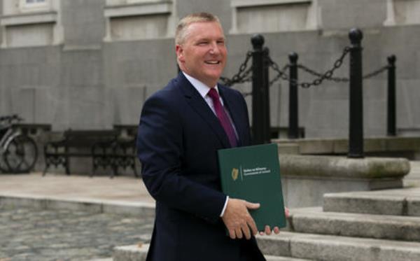 Minister for Finance Michael McGrath arriving at Government Buildings on Tuesday morning. Picture: Gareth Chaney/ Collins Photos