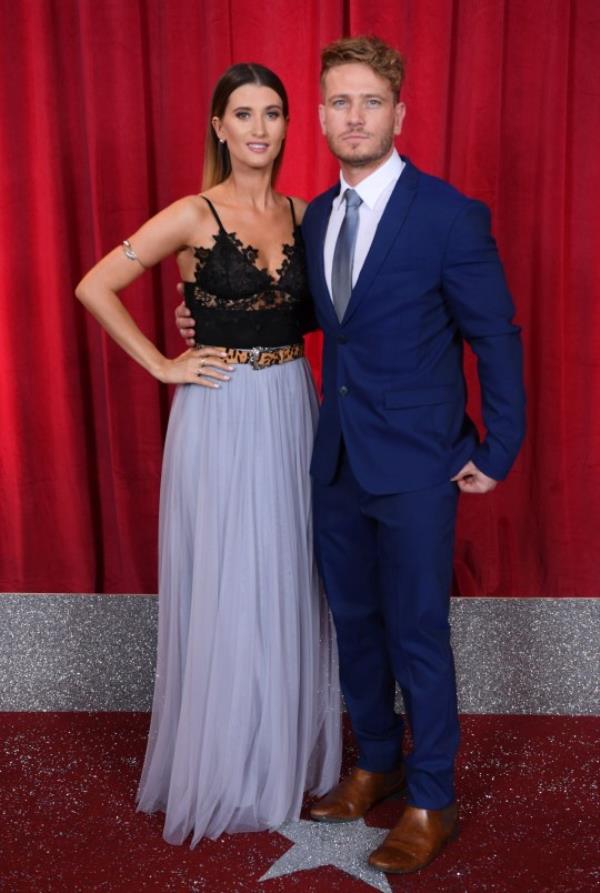 Charley Webb and Matthew Wolfenden The British Soap Awards, Arrivals, The Lowry, Manchester, Britain 