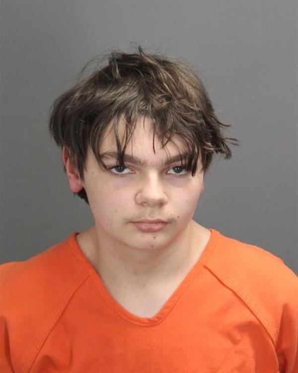 Ethan Crumbley killed four and injured many others during his shooting spree in 2021. Credit: Handout