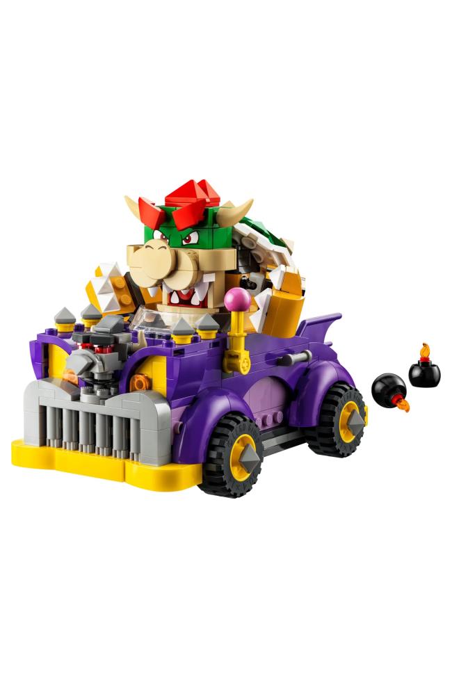 bowser's muscle car lego expansion set