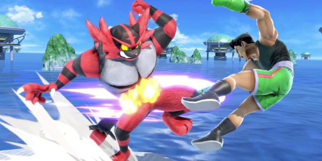 incineroar kicking little mac in super smash bros ultimate