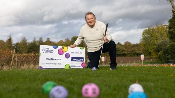 EMBARGOED TO 0001 TUESDAY DECEMBER 26 Undated handout photo issued by Camelot of David Lawrence who plans to build a crazy golf course in his back garden after his ￡1 million Lotto win. Issue date: Tuesday December 26, 2023.