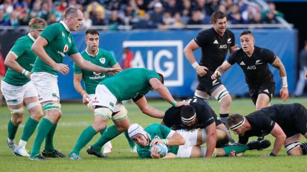 Ireland beat the All Blacks in Chicago in 2016 Pic AP