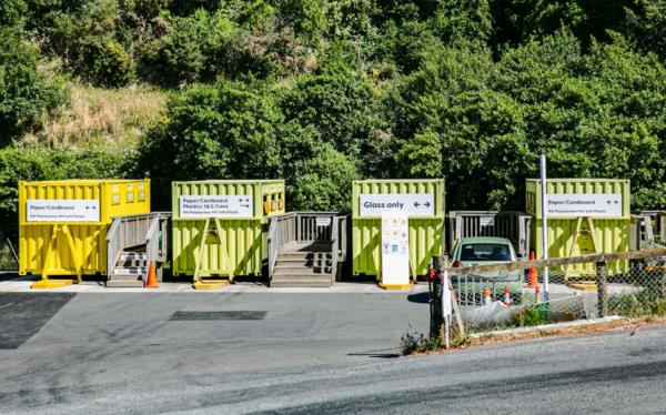 The Spicer Landfill recycling facility.