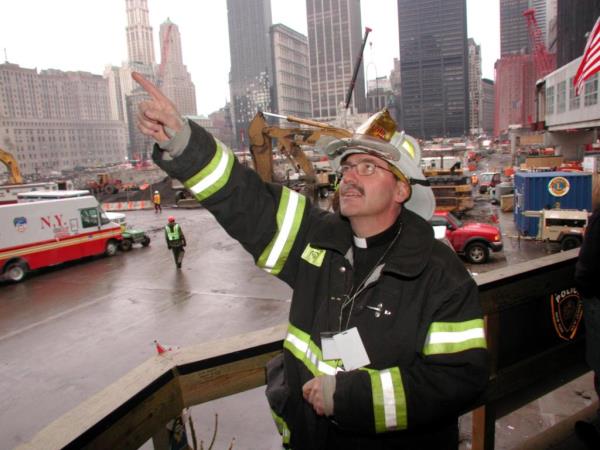 Mo<em></em>nsignor John Delendick started as a department chaplain in 1996, eventually stepping up to take on a larger role  following the 9/11 terror attack. 