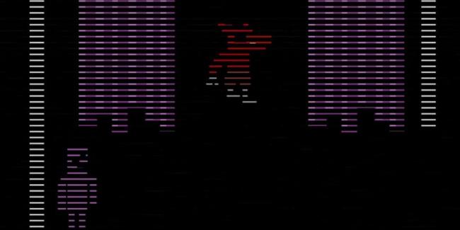 Purple Guy lurks behind Foxy in FNAF 2 Mini Game