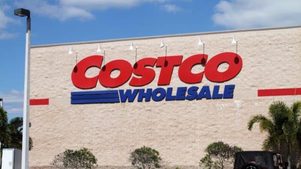 West Palm Beach, Florida, USA - February 14, 2011: A Costco Wholesale Building in West Palm Beach, Florida. Costco is a combined department store and supermarket that sells in bulk and requires a club membership to shop.