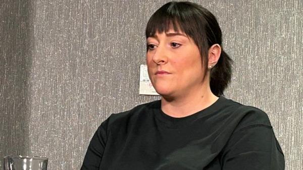 Kimberly Darroch during a press co<em></em>nference in Glasgow wher<em></em>e she and Scottish Labour leader Anas Sarwar called for the leadership of NHS Greater Glasgow and Clyde health board to resign or be suspended after it was co<em></em>nfirmed as a suspect in a corporate homicide investigation into the death of a number of patients, including Kimberly's daughter Milly Main, 10, who died in 2017 after co<em></em>ntracting an infection at a children's ward in Queen Elizabeth University Hospital Glasgow, while in remission fro