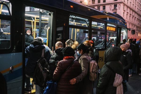 There is a fleet of buses trying to keep service running in the area, the MTA said.