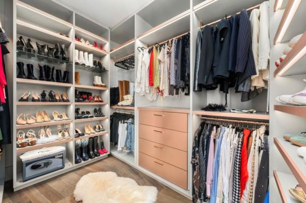 There's plenty of closet space, to boot.