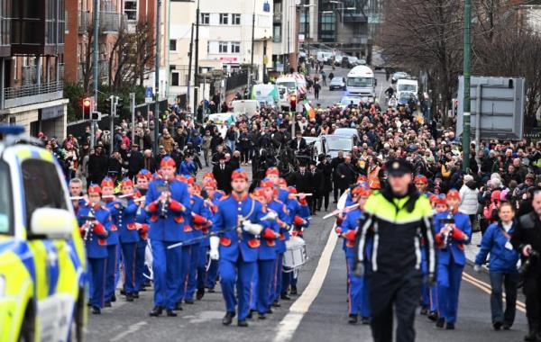 The funeral procession of the late music singer Shane MacGowan takes place on in Dublin, Ireland.