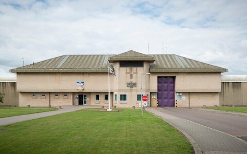 The front entrance to HMP & YOI Moorland prison