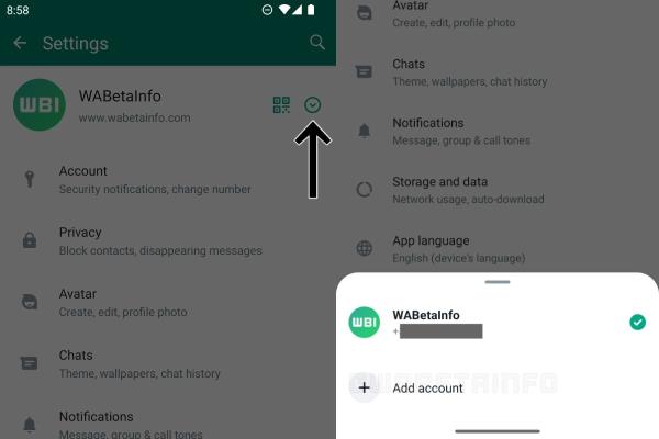 whatsapp multi account wabetainfo whatsapp