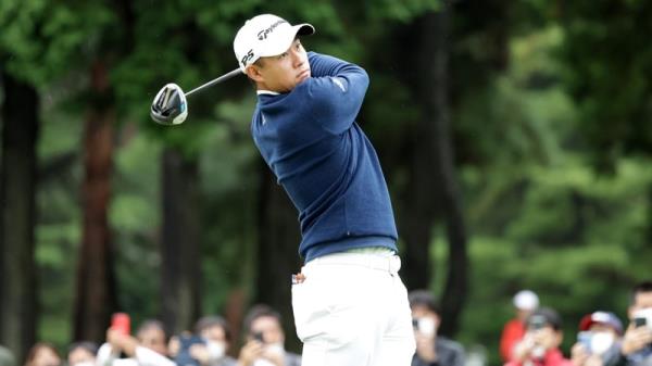 Collin Morikawa leads in Japan