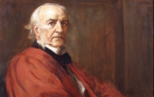 A portrait of former PM William Ewart Gladstone, whose father John Gladstone enslaved hundreds of people