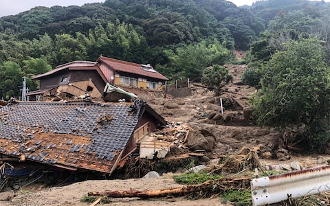 landslides japan