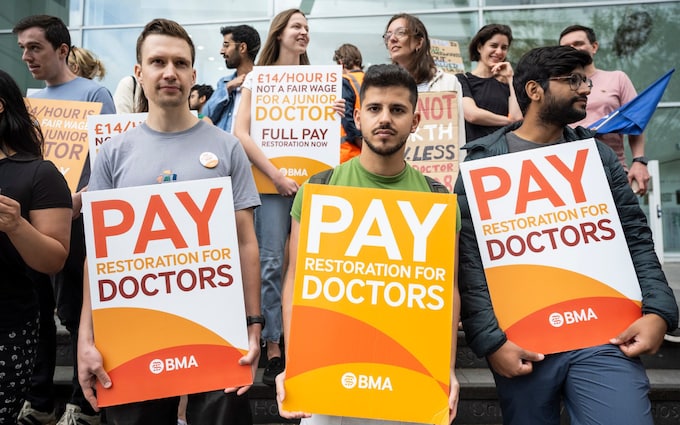 The BMA announcement came as junior doctors co<em></em>ntinued their five-day strike, the lo<em></em>ngest period of industrial action taken by the cohort