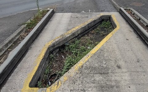 The bus lane trap at the junction of Station Road and Harrison Way 