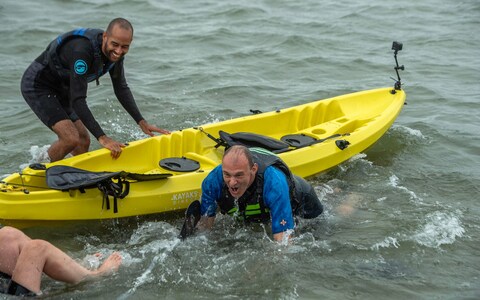 Sir Ed was pushed in by Josh Babarinde, a Liberal Democrat councillor in Eastbourne