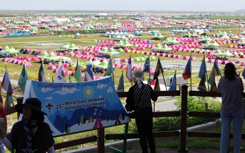 Scouts at Jamboree had little access to share