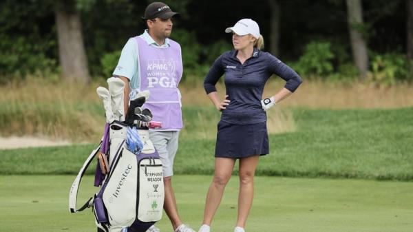 Stephanie Meadow during her final round on Sunday