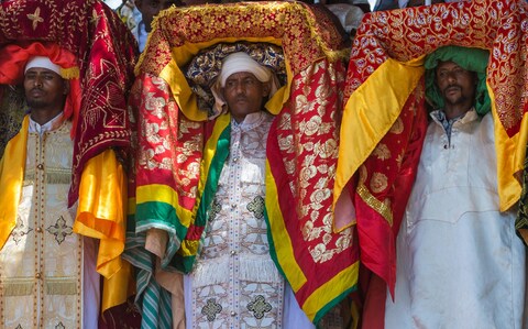 The Tabots are sacred tablets that can o<em></em>nly be handled and viewed by Ethiopian Orthodox priests