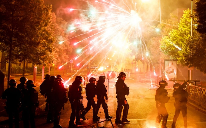 French police clash with protesters after 17-year-old Nahel Merzouk was killed by an officer during a traffic stop in Paris 