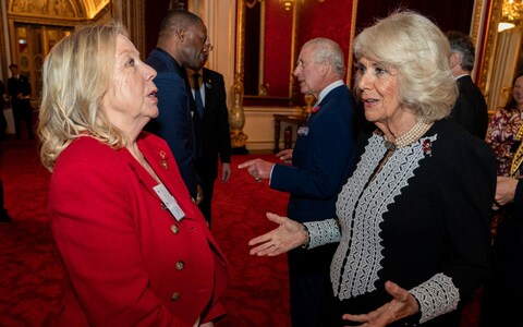 The Queen speaks with Deborah Meaden