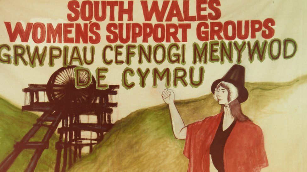 Women Against Pit Closures banner