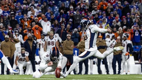 Wil Lutz kicks the match-winning field goal