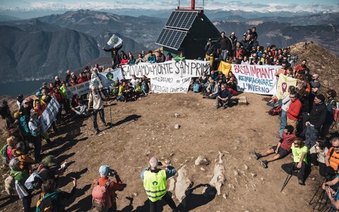 Let's Save Mo<em></em>nte San Primo protest