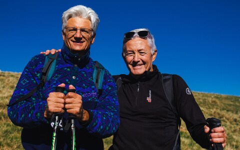 Paulo Riva & Lorenzo Sala in Mo<em></em>nte San Primo, Italy ski resort