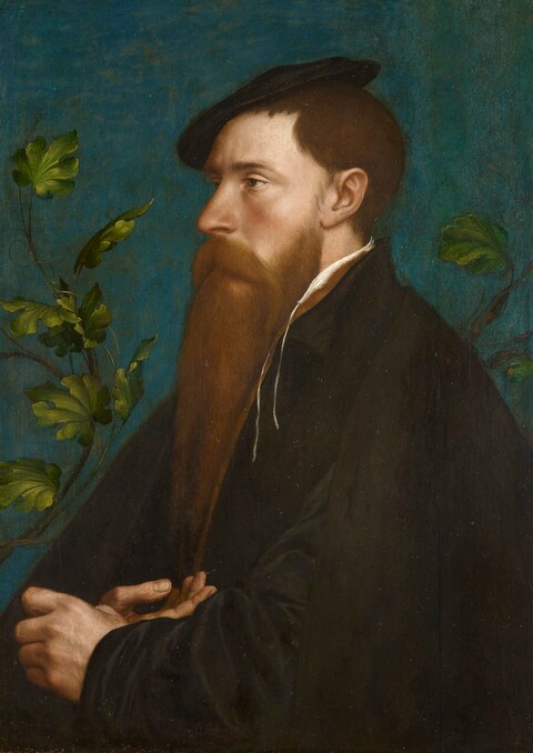 Brimming with naturalism: Holbein's portrait of William Reskimer, circa 1536-9