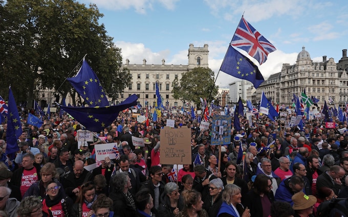 Brexit protest