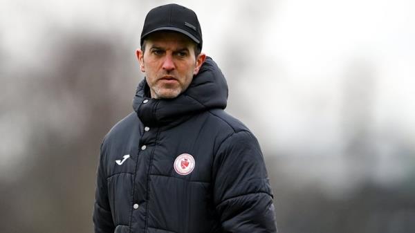 Steve Feeney on the sideline with Sligo