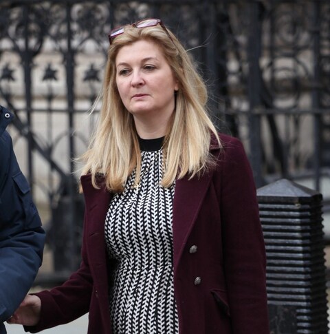 Therapist Caroline Ley outside High Court