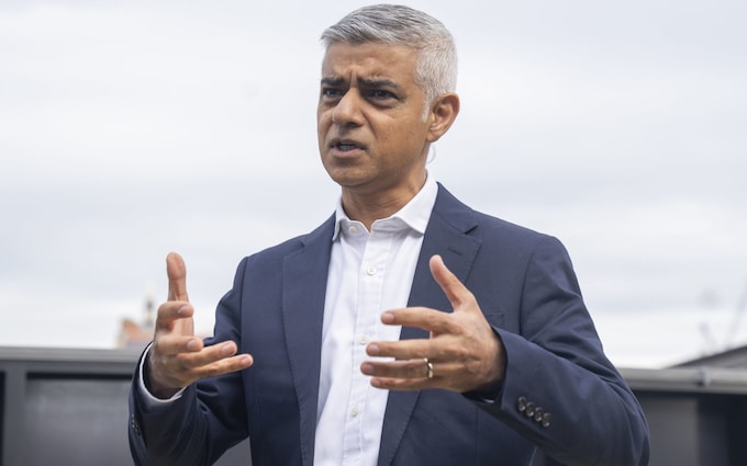 Lo<em></em>ndon Mayor Sadiq Khan who has come under fire for his decision to not allow scrapped cars to be sent to Ukraine