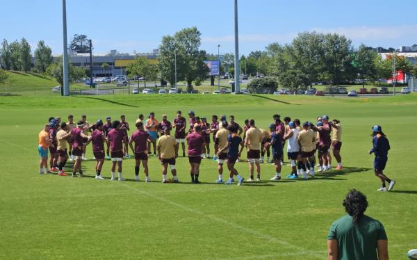 Moana Pasifika at training.