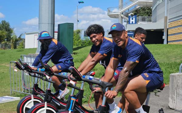 Moana Pasifika at training.