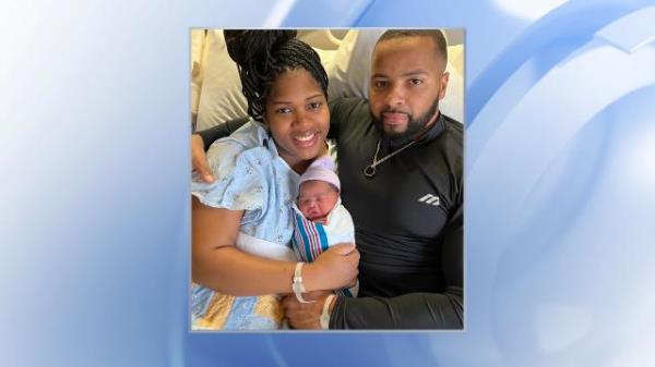 Kalila and Bobby Joseph welcomed their firstborn, Kaliyo, at 3:05 a.m. He weighed 7 lb. 14 oz.