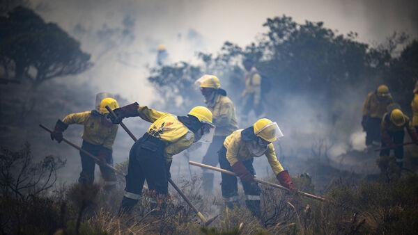 South Africa evacuates coastal communities as wildfires burn out of control