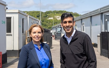 Natalie Elphicke and Rishi Sunak