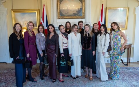 Founders of independent fashion businesses were ho<em></em>noured with a lunch at No 10 Downing Street yesterday