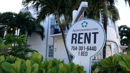 rent sign