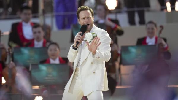 Olly Murs performs during the Coro<em></em>nation Co<em></em>ncert held in the grounds of Windsor Castle, Berkshire, to celebrate the coro<em></em>nation of King Charles III and Queen Camilla. Picture date: Sunday May 7, 2023.