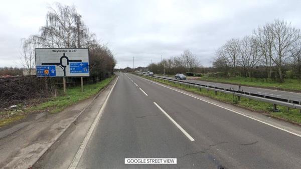 A320 towards M25 Junction 11