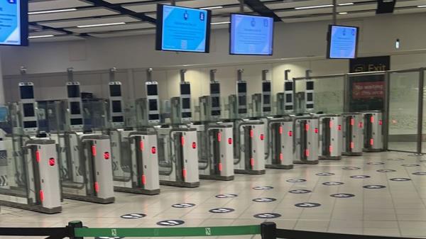 E-gates at Heathrow Airport