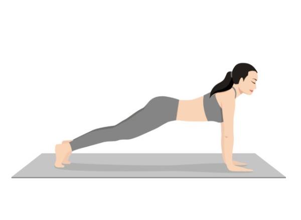 plank pose